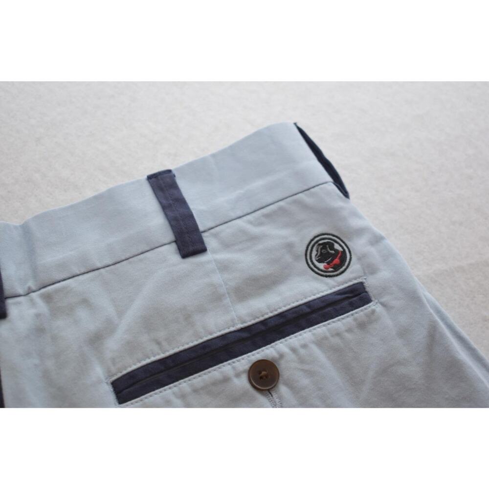 Southern Proper Club Shorts Colorblock Blue Flat Chino Mens Size 30